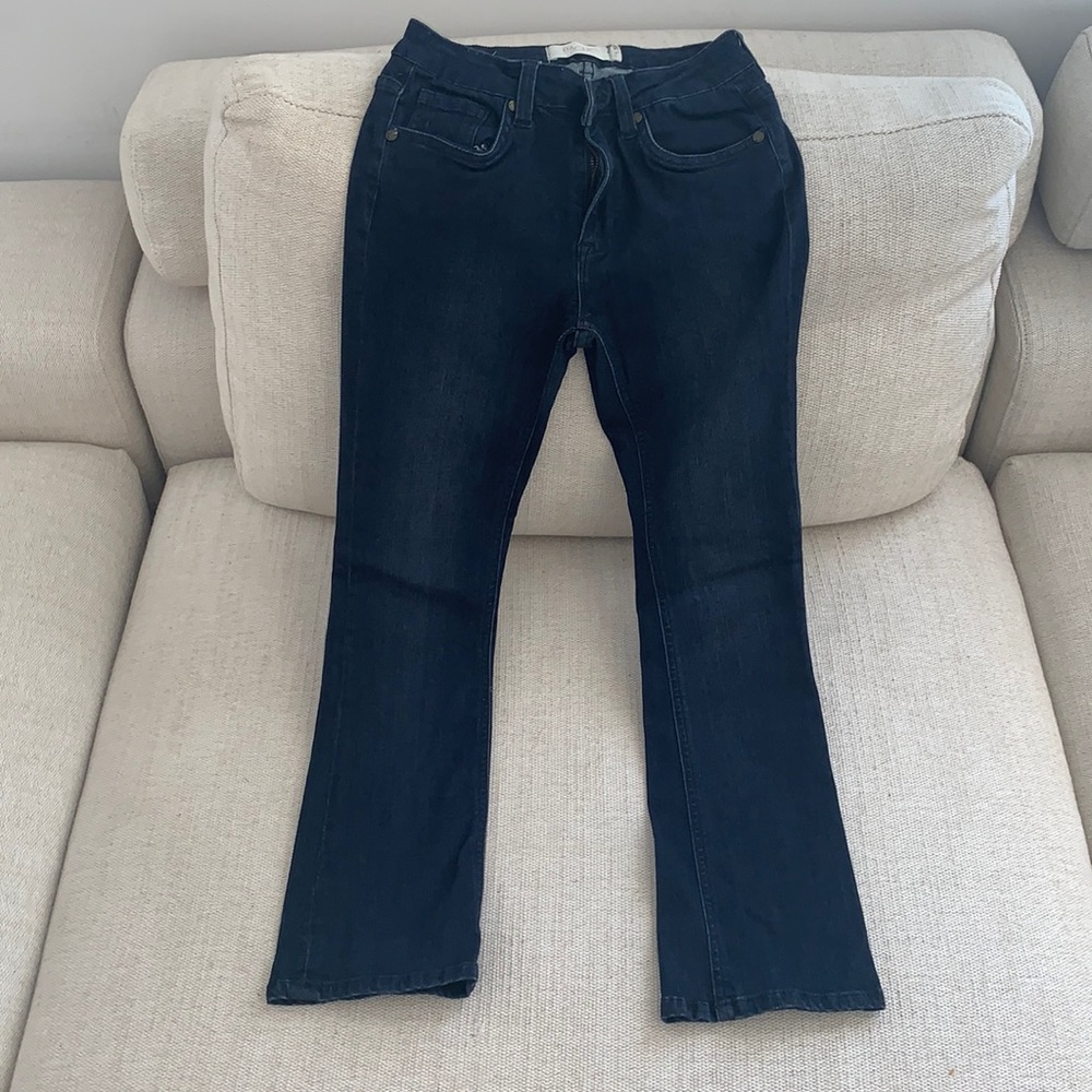 Rachel Roy wide leg 3/4 jeans